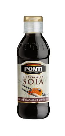 Понти Топпинг соевый Glassa alla soia на основе бальзамического уксуса Модены Ponti