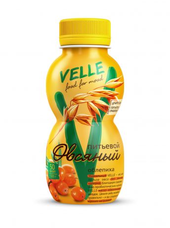 Велле Продукт овсяный питьевой с облепихой Velle