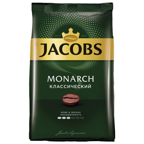Якобс Кофе зерновой натуральный Jacobs Monarch
