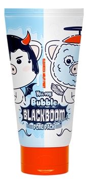 Elizavecca Маска Milky Piggy Hell-Pore Bubble Blackboom Pore Pack Черная Кислородная для Очищения Пор, 150 мл
