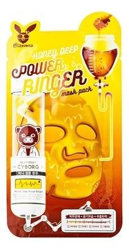 Elizavecca Маска Power Ringer Mask Pack Honey Deep Тканевая с Медом, 23 мл