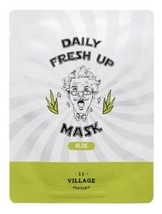 VILLAGE 11 FACTORY Маска Daily Fresh Up Mask Aloe Тканевая с Экстрактом Алоэ, 20г