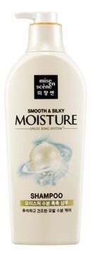 Mise en Scene Шампунь Pearl Smooth & Silky Moisture Shampoo Увлажняющий для Блеска Волос, 780 мл