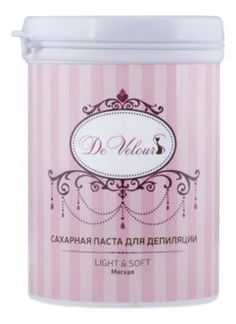 De Velours Паста Sugarpaste - Light&Soft Сахарная для Депиляции Шугаринг - Мягкая, 330г