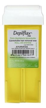 Depilflax Воск Ayurveda Liposoluble Hair Removal Wax в Картридже Аюрведа Прозрачный, 110г