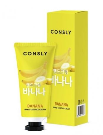 Consly Крем-Сыворотка Banana Hand Essence Cream для Рук с Экстрактом Банана, 100 мл