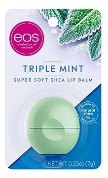 EOS Бальзам Eos Triple Mint для Губ на Картонной Подложке, 7г