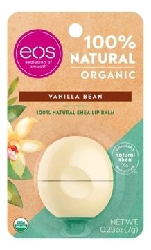 EOS Бальзам Eos Organic Vanilla Bean Lip Balm для Губ на Картонной Подложке, 7г