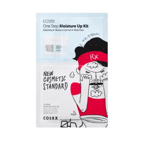 Cosrx Комплекс One Step Moisture up Kit (Sheet) для Очищения и Увлажнения Кожи, 27 мл
