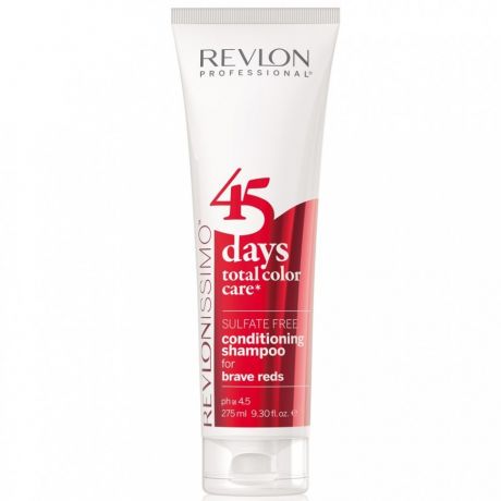 REVLON Шампунь-Кондиционер 45 Days Shampoo для Ярких Красных Оттенков, 275 мл