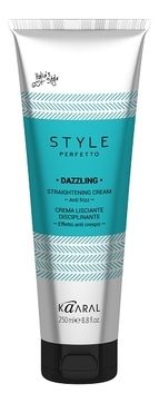 Kaaral Крем Style Perfetto Dazzling Straightening Cream для Выпрямления Разглаживания Волос, 250 мл