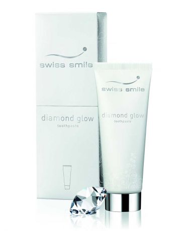 Swiss Smile Паста Diamond Glow Brightening Отбеливающая Зубная, 75 мл
