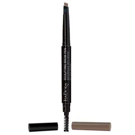 IsaDora Карандаш Sculpting Brow Pen Waterproof 84 для Бровей Водостойкий Автоматический с Щеточкой, 1 шт