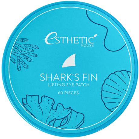 Esthetic House Патчи Shark's Fin Lifting Eye Patch Гидрогелевые для Глаз Плавник Акулы, 60 шт