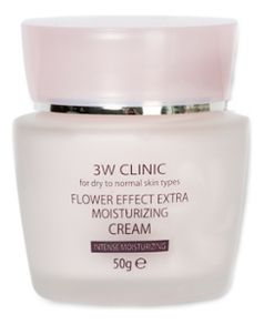 3W Clinic Крем Flower Effect Extra Moisture Cream для Лица Увлажнение, 50г