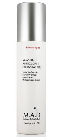 M.A.D SkinCare Гель Mega Rich Antioxidant Cleansing Gel Очищающий, Обогащенный Антиоксидантами, 200 мл