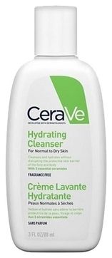 CeraVe Крем-Гель Hydrating Cleanser для Нормальной и Сухой Кожи Лица и Тела, 88 мл