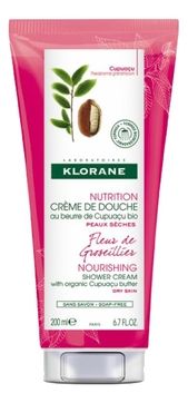 Klorane Крем Nutrition Creme Douche Fleur de Groseillier для Душа Красная Смородина, 200 мл