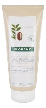 Klorane Бальзам Nutrition-Reparation Baume Cupuacu для Волос с Органическим Маслом Купуасу, 200 мл