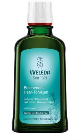 WELEDA Средство Натуральное укрепляющее средство для волос Revitalising Hair Tonic Укрепляющее для Роста Волос с Розмарином, 100 мл