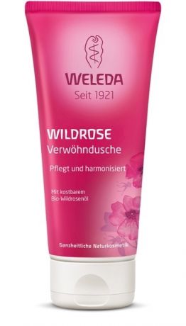 WELEDA Гель Wild Rose Creamy Body Wash для Душа Розовый Нежный, 200 мл