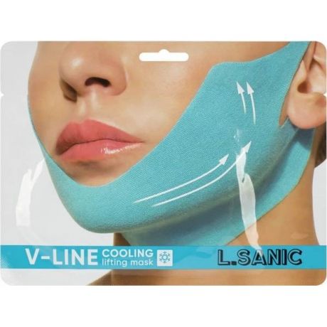 L.Sanic Маска-Бандаж V-line Cooling Lifting Face Mask для Коррекции Овала Лица с Охлаждающим Эффектом, 20г