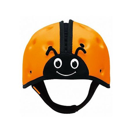 SafeheadBABY Мягкая шапка-шлем для защиты головы SafeheadBABY "Божья коровка", оранжевая