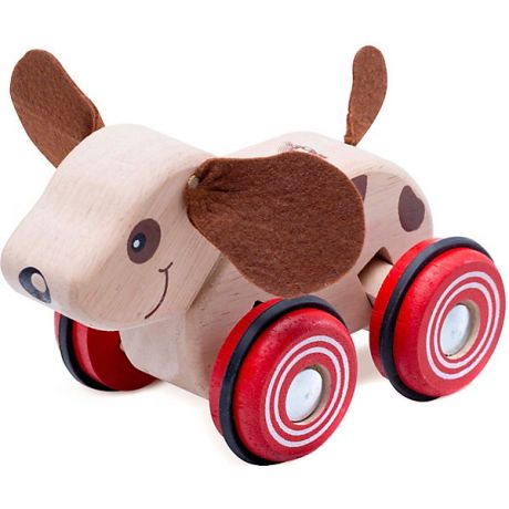 Wonderworld Деревянная игрушка на колесах Wonderworld Щенок