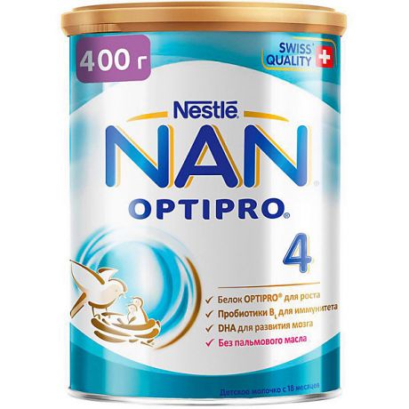 Nestle Молочный напиток Nestle NAN Optipro 4, с 18 мес, 400 г