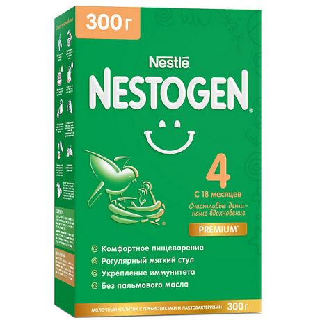 Nestle Молочный напиток Nestle Nestogen 4, с 18 мес, 300 г