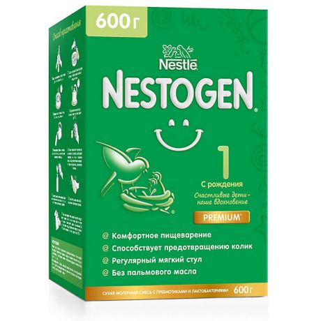 Nestle Молочная смесь Nestle Nestogen 1, с 0 мес, 600 г