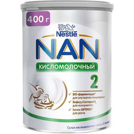 Nestle Молочная смесь Nestle NAN кисломолочный 2, с 6 мес, 400 г