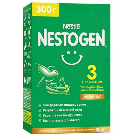 Nestle Молочный напиток Nestle Nestogen 3, с 12 мес, 300 г