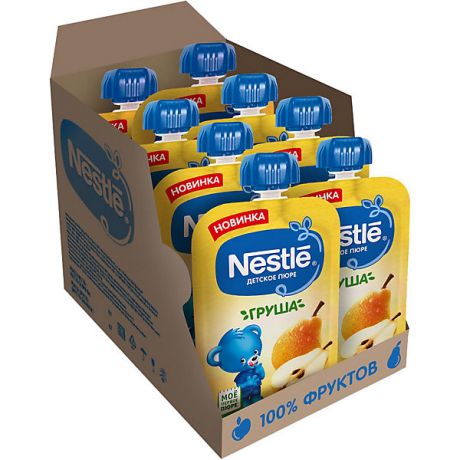Nestle Пюре Nestle груша с 4 мес, 8 шт х 90 г/уп