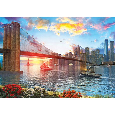 Art Puzzle Пазл Art Puzzle Закат над Нью-Йорком, 1000 деталей