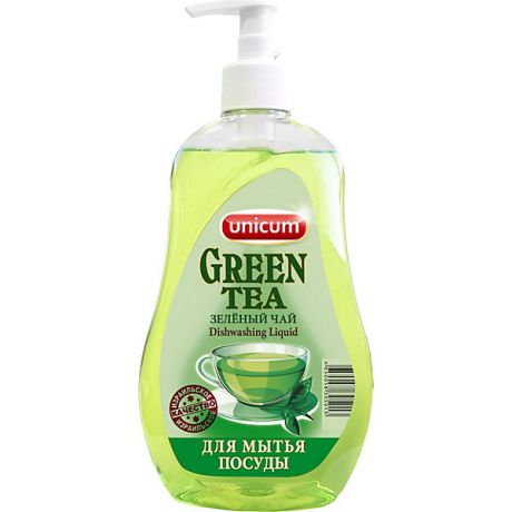 Unicum Средство для мытья посуды Unicum Зелёный чай, 550 мл