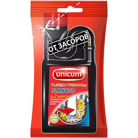 Unicum Средство Unicum Tornado для удаления засоров, 70 г