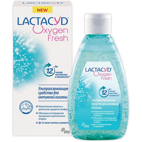 Lactacyd Гель для интимной гигиены Lactacyd Oxygen Fresh, 200 мл