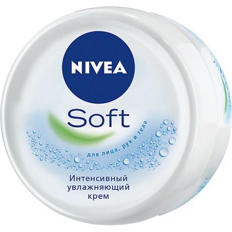 Nivea Крем для лица, рук и тела Nivea Soft с маслом жожоба и витамином Е, 100 мл