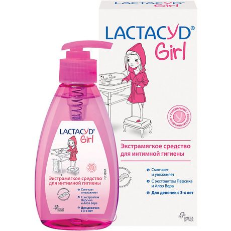 Lactacyd Средство для интимной гигиены Lactacyd Girl для девочек, 200 мл