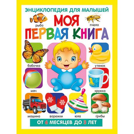 Владис Моя первая книга. Энциклопедия для малышей от 6 месяцев до 3 лет(МЕЛОВКА)