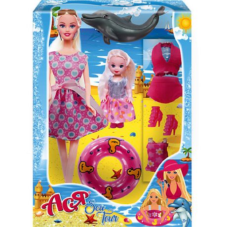 Toys Lab Набор кукол Toys Lab "Морское приключение" Ася с малышкой