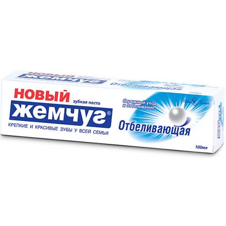 Невская косметика Зубная паста Новый Жемчуг Отбеливающая, 100 мл