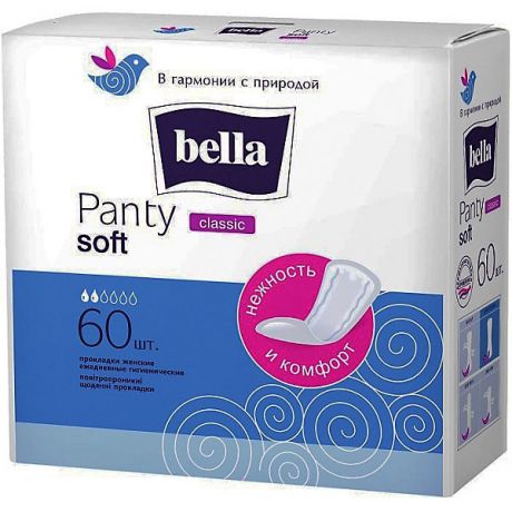 Bella Ежедневные прокладки Bella Panty Soft Classik, 60 шт