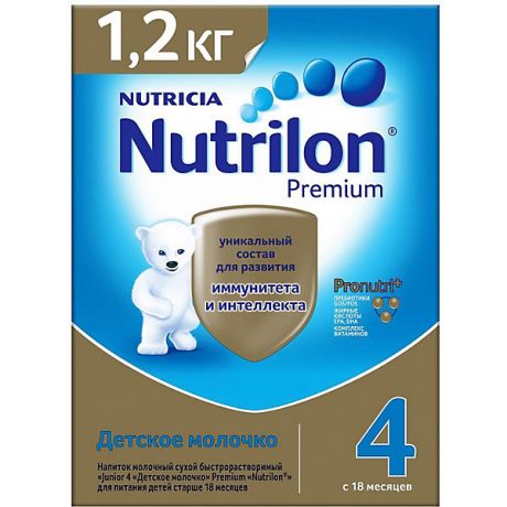 Nutrilon Детское молочко Nutrilon Junior Premium 4, с 18 мес, 1200 г