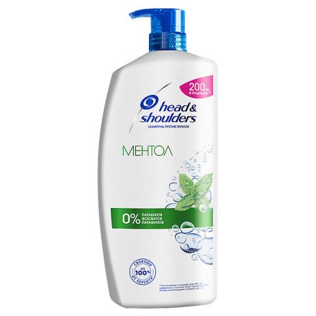 Head & Shoulders Шампунь против перхоти Head & Shoulders Ментол Освежающий Шампунь против перхоти 900 мл 