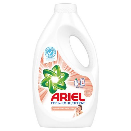 Ariel Гель для стирки Ariel Sensitive для чувствительной кожи, 1,3 л