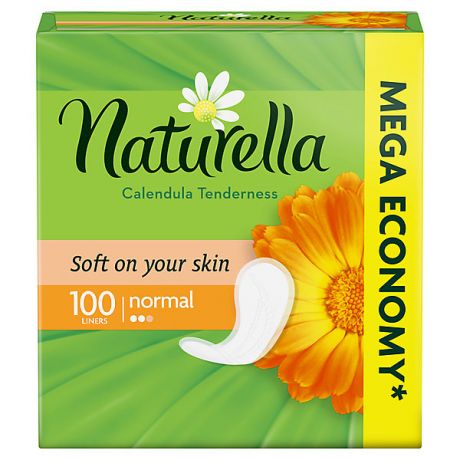 Naturella Женские ароматизированные ежедневные прокладки NATURELLA Calendula Tenderness (с ароматом календулы), 100 шт.