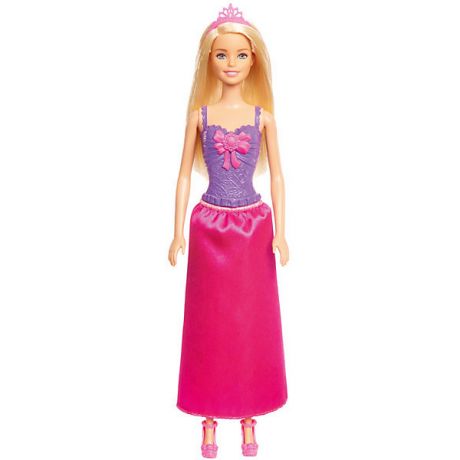 Mattel Кукла Barbie "Принцесса" блондинка, в розовой юбке, 28 см, GGJ94
