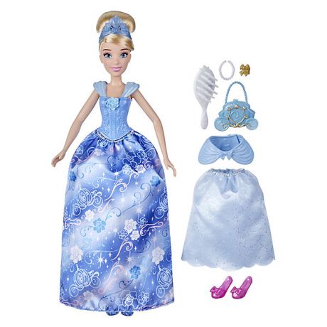 Hasbro Кукла Disney Princess Золушка в платье с кармашками